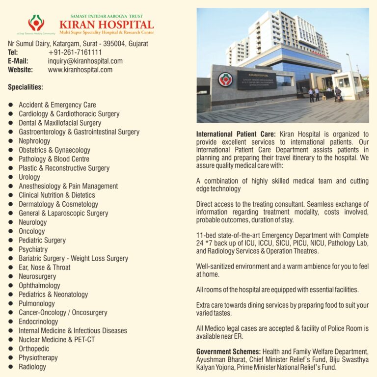 Kiran Hospital Surat