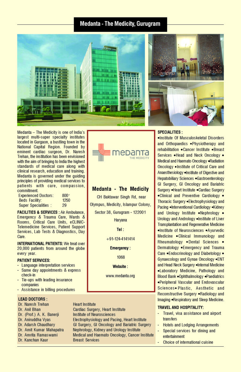 Medanta The Medicity Hospital Gurgaon